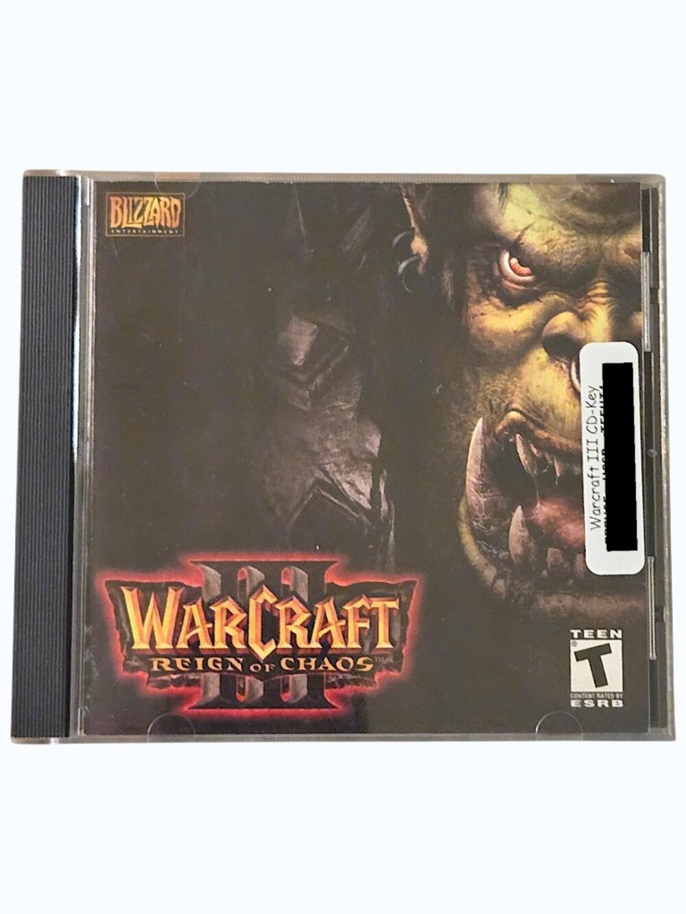 World of Warcraft III Reign of Chaos Blizzard PC CD 2002 Game with Key Code